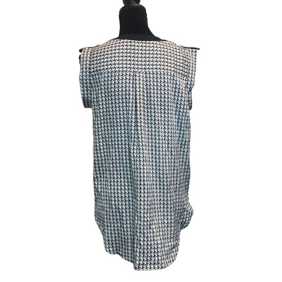 Antilia Femme Women's Short Sleeve Pullover Blouse in Black/White - Size Large * - Picture 3 of 5